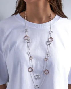 Bijou Brigitte Collier multirangs - Hammered Circles Best