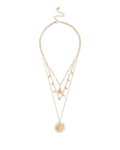 Bijou Brigitte Collier multirangs - Hammered Sun Discount
