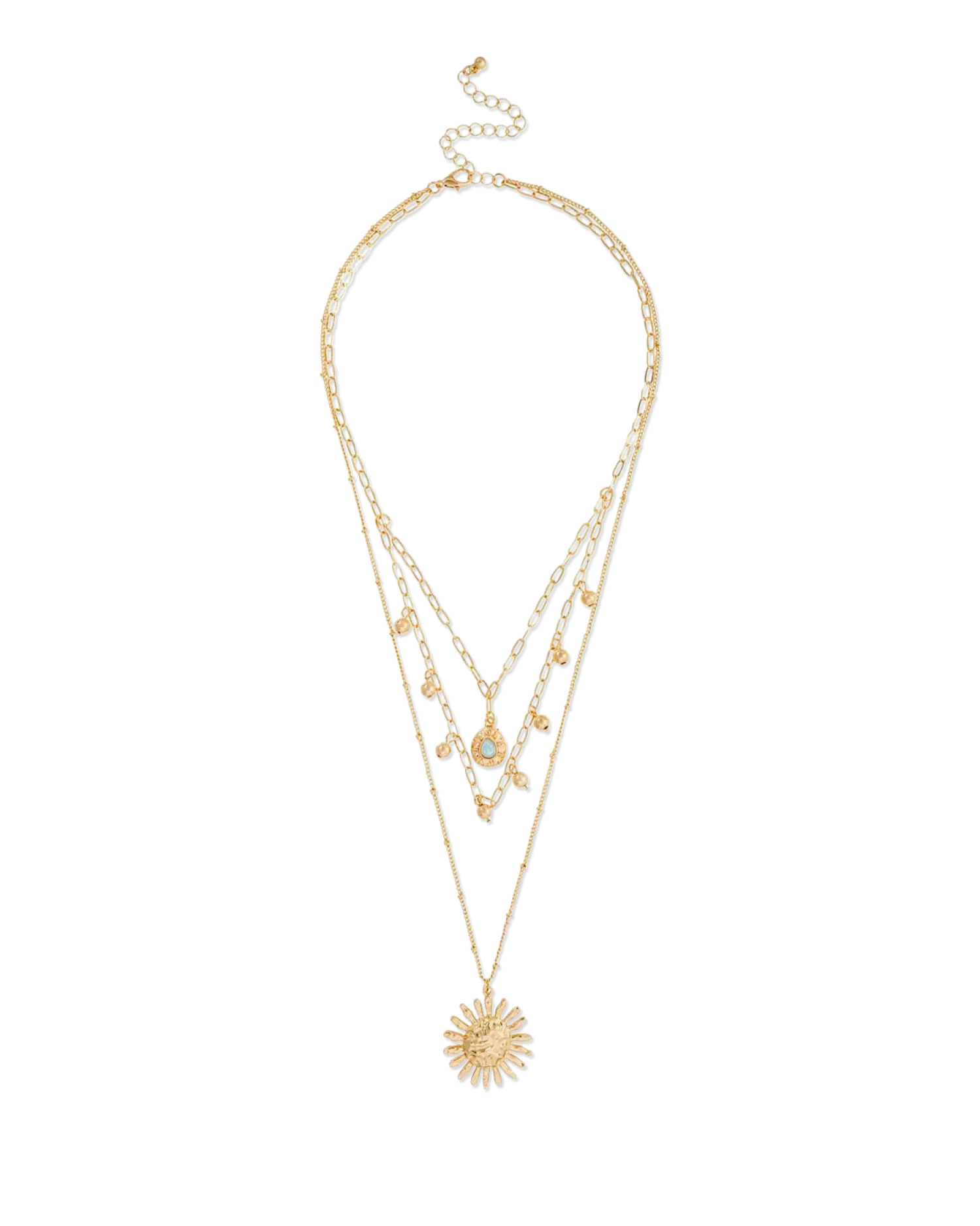 Bijou Brigitte Collier multirangs - Hammered Sun Discount