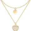 Bijou Brigitte Collier multirangs - Heart Duo Outlet