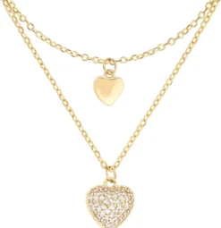 Bijou Brigitte Collier multirangs - Heart Duo Outlet