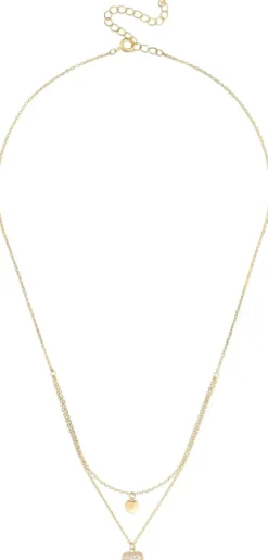 Bijou Brigitte Collier multirangs - Heart Duo Outlet