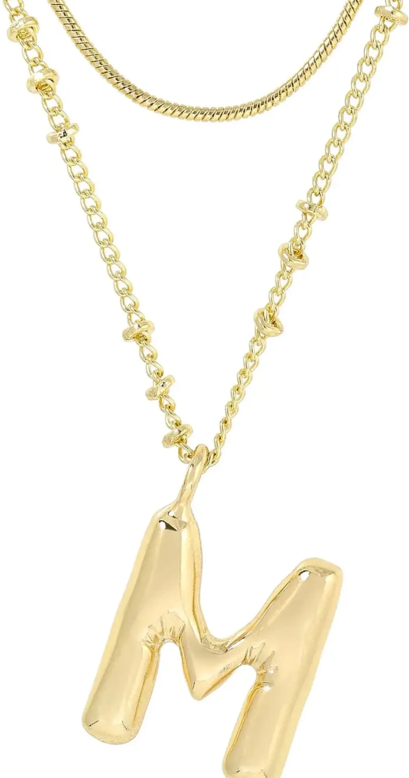 Bijou Brigitte Collier multirangs - Initial M Hot