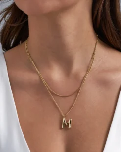 Bijou Brigitte Collier multirangs - Initial M Hot