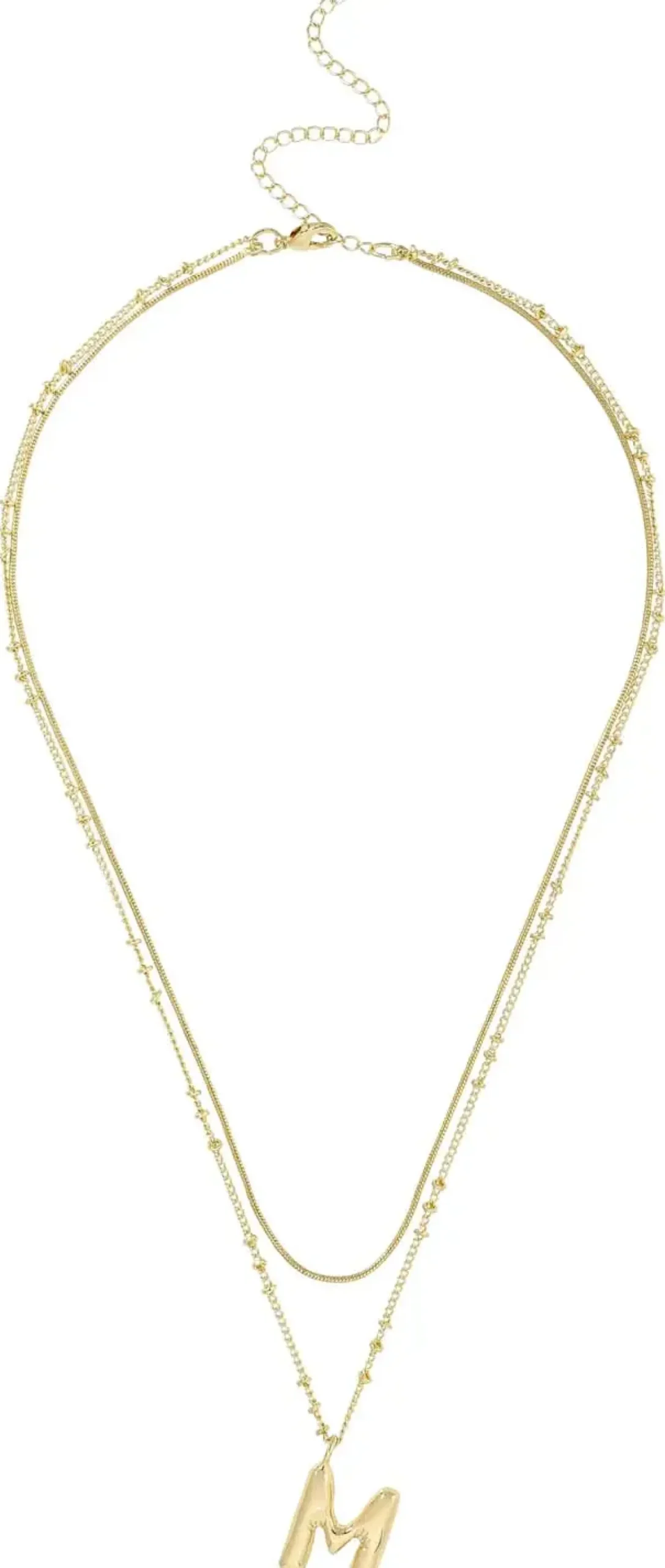 Bijou Brigitte Collier multirangs - Initial M Hot
