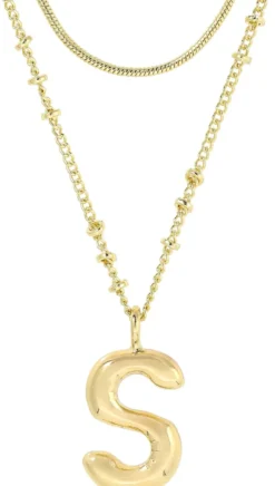 Bijou Brigitte Collier multirangs - Initial S New
