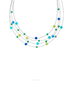 Bijou Brigitte Collier multirangs - Jade Stone New