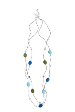 Bijou Brigitte Collier multirangs - Lava Ovals New