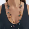 Bijou Brigitte Collier multi-rangs - Lava Stone New