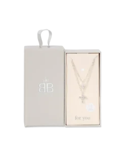Bijou Brigitte Collier multirangs - Luminous Cross Outlet