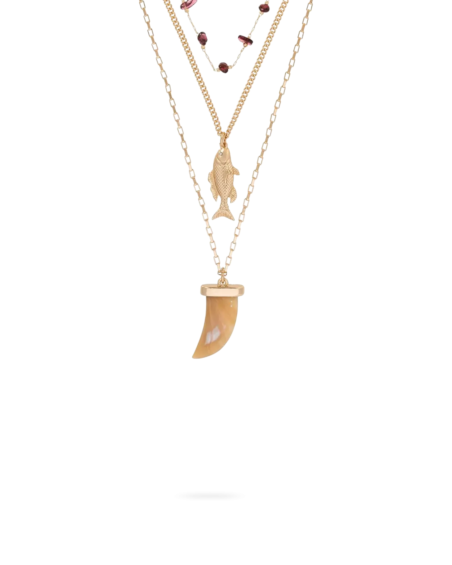 Bijou Brigitte Collier multirangs - Marine Mystique New
