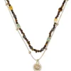 Bijou Brigitte Collier multirangs - Nature Jade Discount