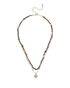 Bijou Brigitte Collier multirangs - Nature Jade Discount