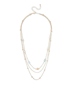 Bijou Brigitte Collier multirangs - Nature Stone Sale