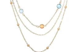 Bijou Brigitte Collier multirangs - Nature Stone Sale
