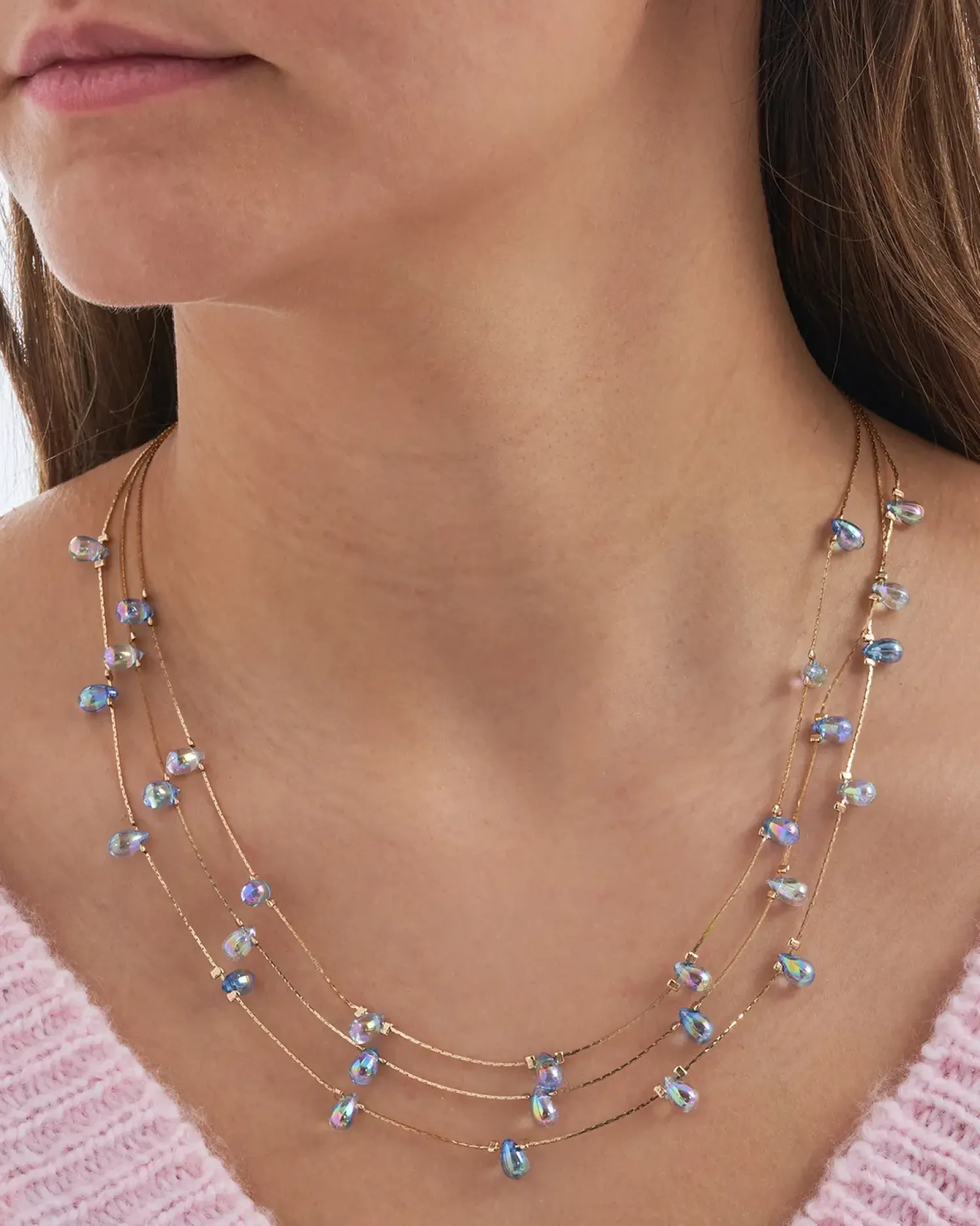 Bijou Brigitte Collier multirangs - Ocean Beads Online