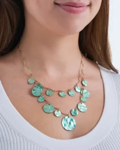 Bijou Brigitte Collier multirangs - Patina Glow