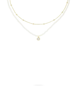 Bijou Brigitte Collier multirangs - Pearly Perfection Online