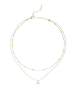 Bijou Brigitte Collier multirangs - Pearly Perfection Online