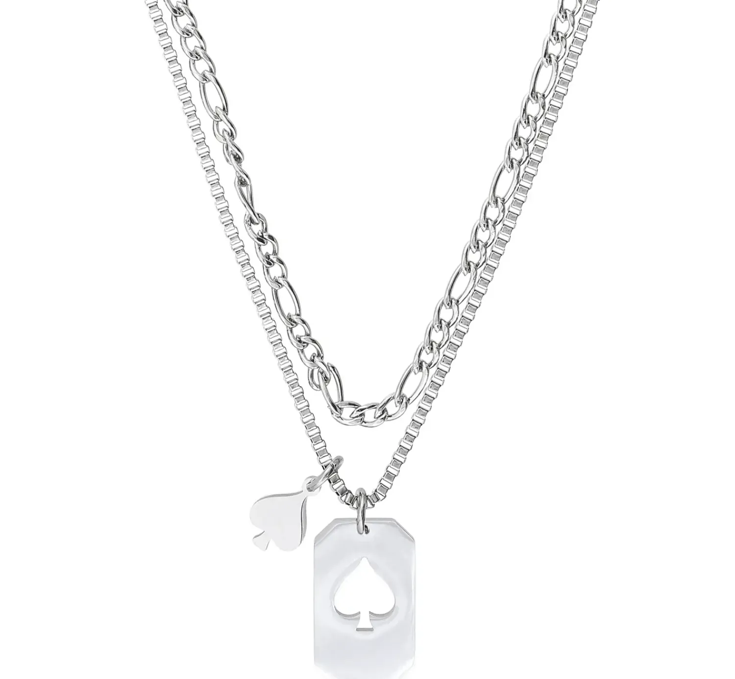 Bijou Brigitte Collier multirangs - Poker Card Discount