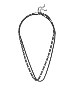 Bijou Brigitte Collier multirangs pour homme - Perfect Black Discount