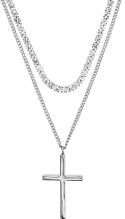 Bijou Brigitte Collier multirangs pour homme - Classic Cross Sale