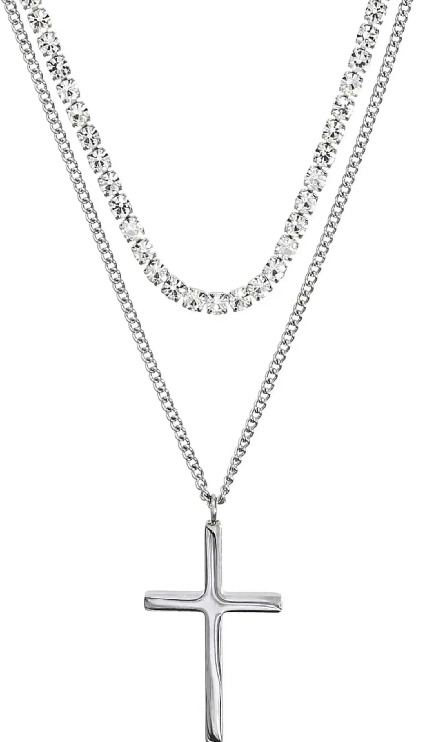 Bijou Brigitte Collier multirangs pour homme - Classic Cross Sale