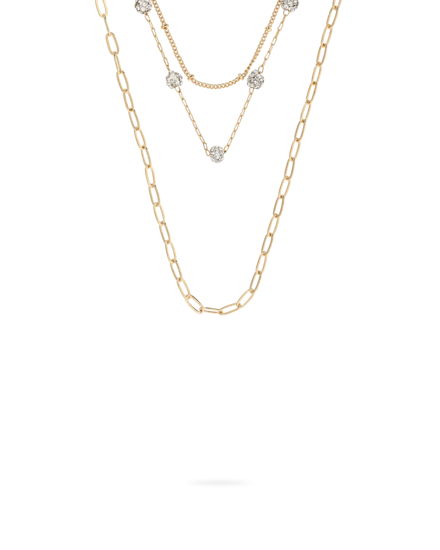 Bijou Brigitte Collier multi-rangs - Pretty Shine Best