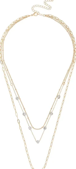 Bijou Brigitte Collier multi-rangs - Pretty Shine Best