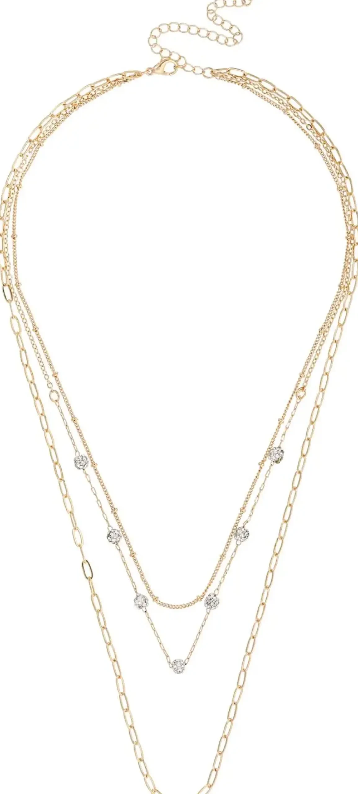 Bijou Brigitte Collier multi-rangs - Pretty Shine Best