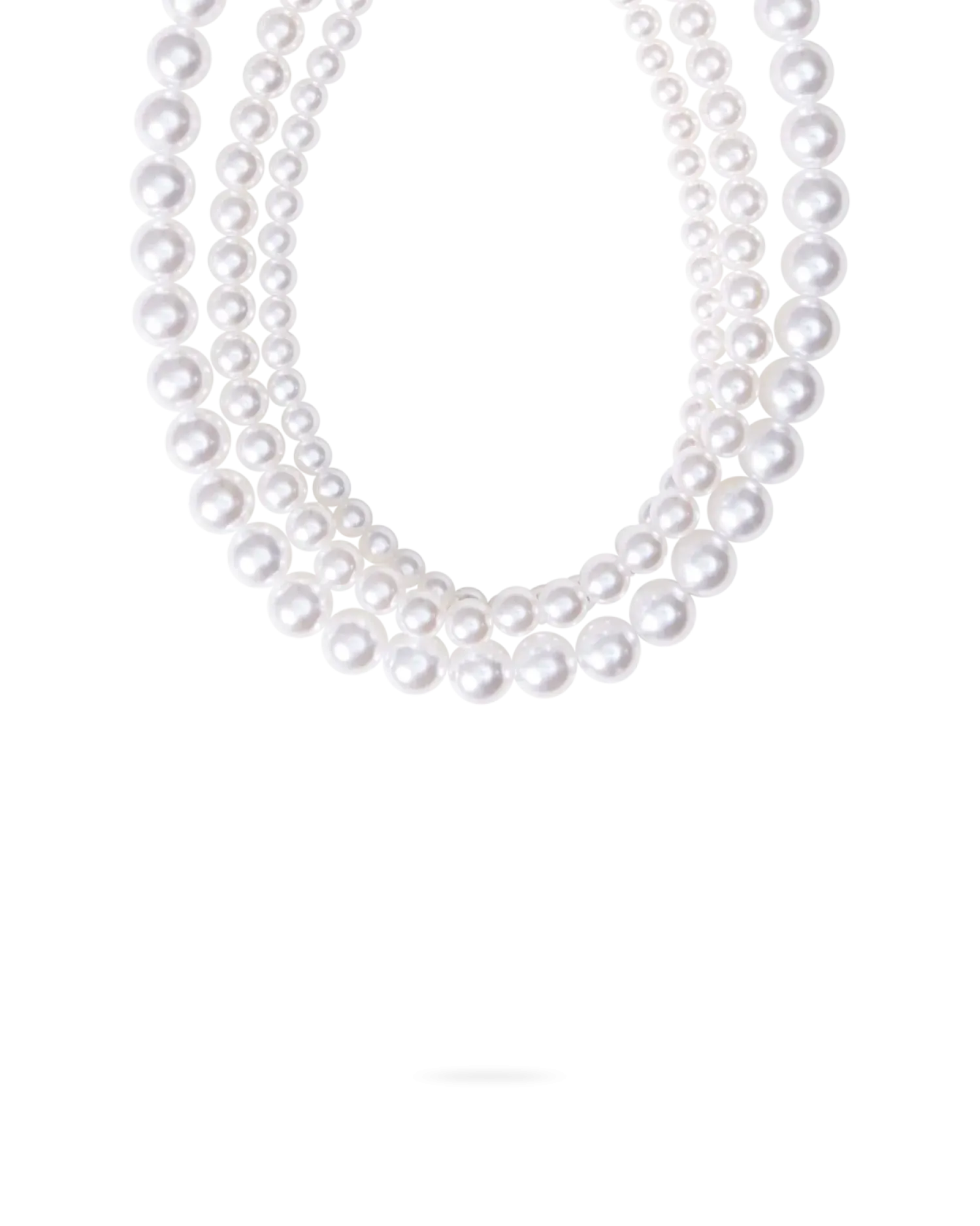 Bijou Brigitte Collier multirangs - Pure Pearl Sale