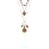 Bijou Brigitte Collier multirangs - Purple Boho
