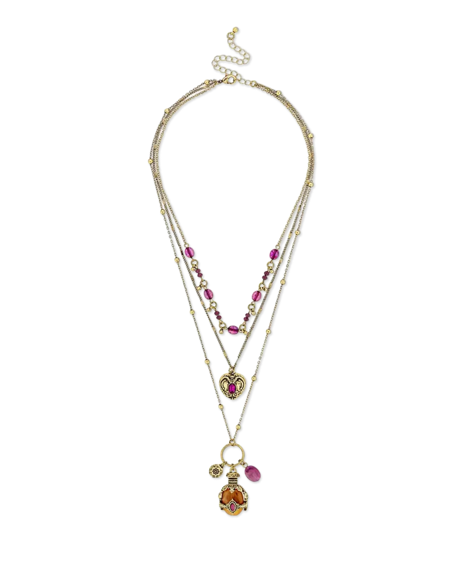 Bijou Brigitte Collier multirangs - Purple Boho