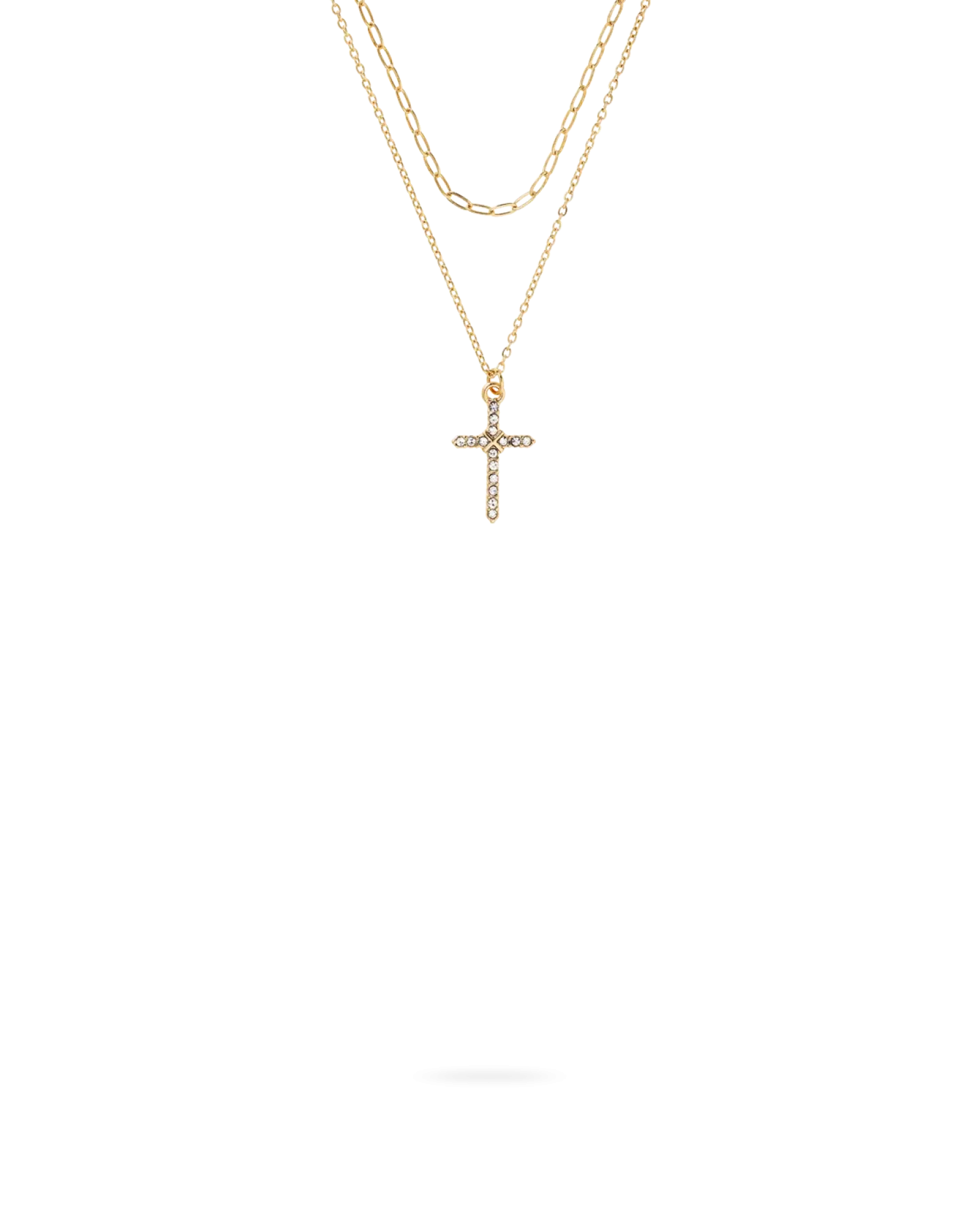 Bijou Brigitte Collier multirangs - Shiny Cross