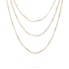 Bijou Brigitte Collier multirangs - Shiny Gold Outlet