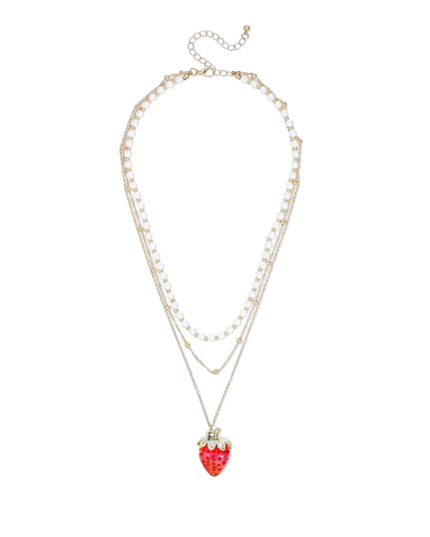 Bijou Brigitte Collier multirangs - Shiny Strawberry Outlet