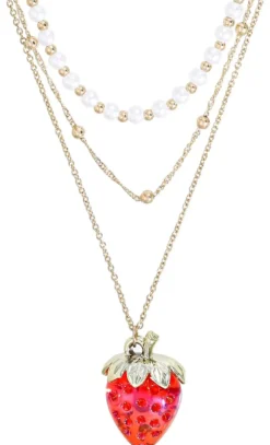 Bijou Brigitte Collier multirangs - Shiny Strawberry Outlet