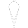 Bijou Brigitte Collier multirangs - Silver Circles Clearance