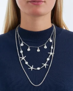 Bijou Brigitte Collier multirangs - Silver Shore Clearance