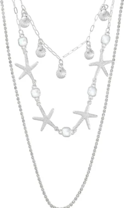 Bijou Brigitte Collier multirangs - Silver Shore Clearance