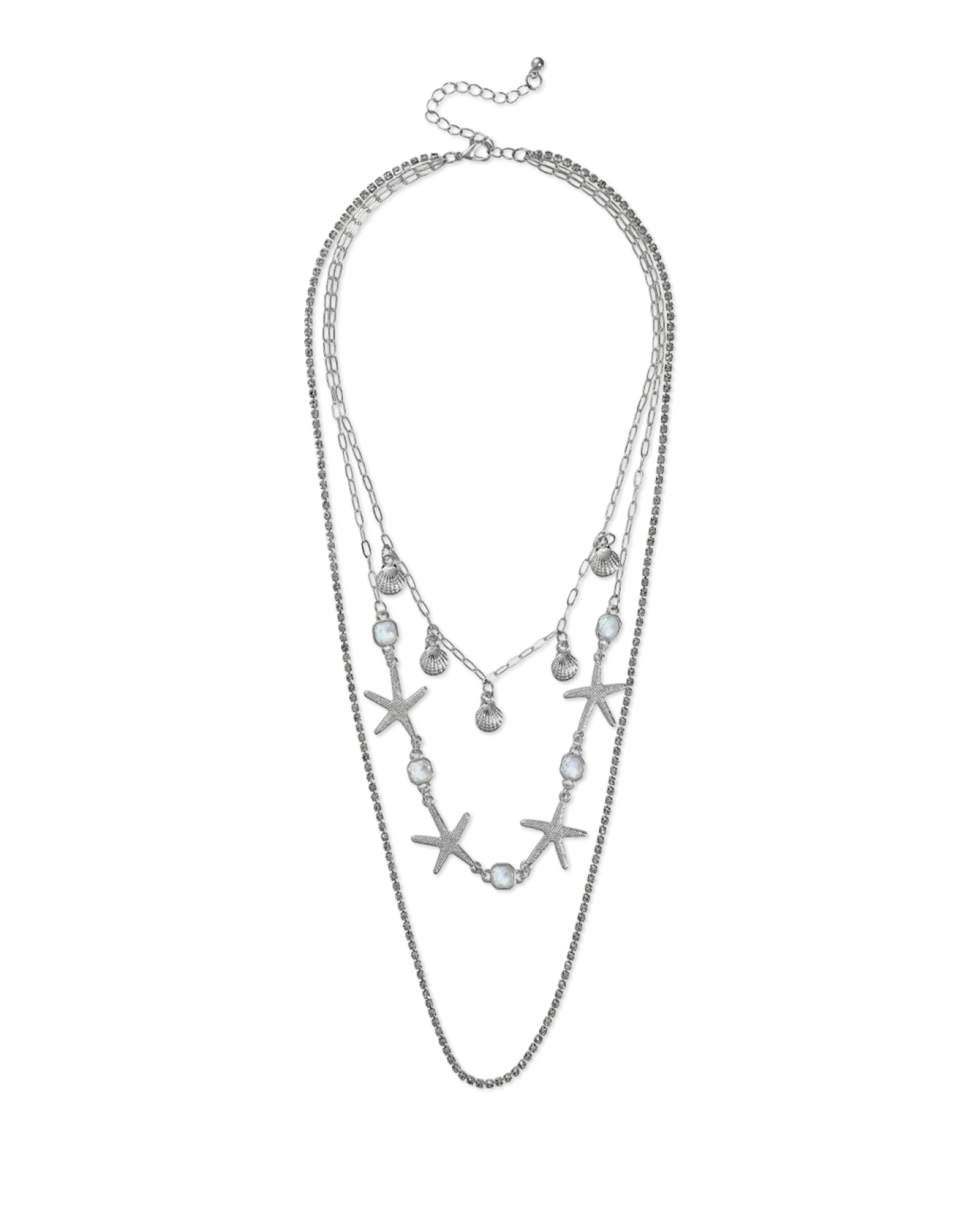 Bijou Brigitte Collier multirangs - Silver Shore Clearance