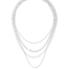 Bijou Brigitte Collier multirangs - Silver Shine Discount