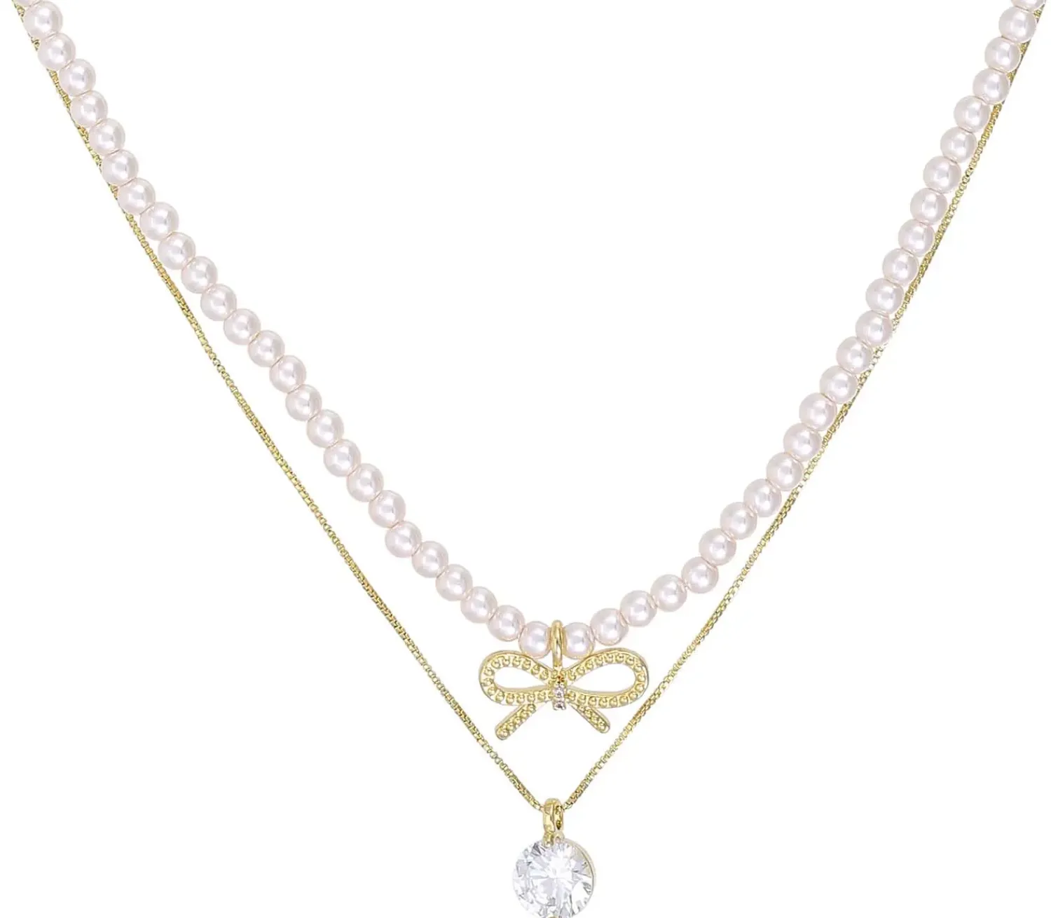 Bijou Brigitte Collier multirangs - Small Bow Hot