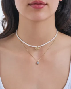 Bijou Brigitte Collier multirangs - Small Bow Hot