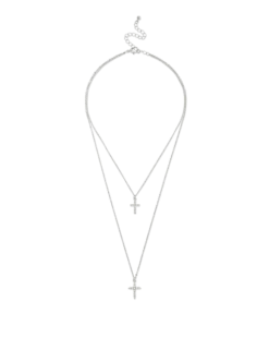 Bijou Brigitte Collier multirangs - Sparkle Crosses Online