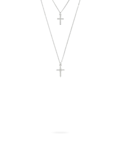 Bijou Brigitte Collier multirangs - Sparkle Crosses Online