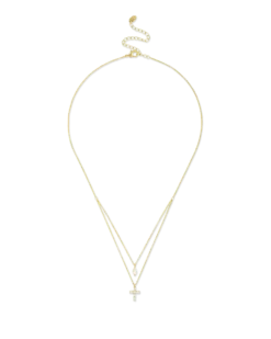 Bijou Brigitte Collier multirangs - Sparkling Cross