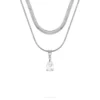 Bijou Brigitte Collier multirangs - Steel Flicker Discount