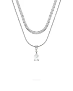 Bijou Brigitte Collier multirangs - Steel Flicker Discount