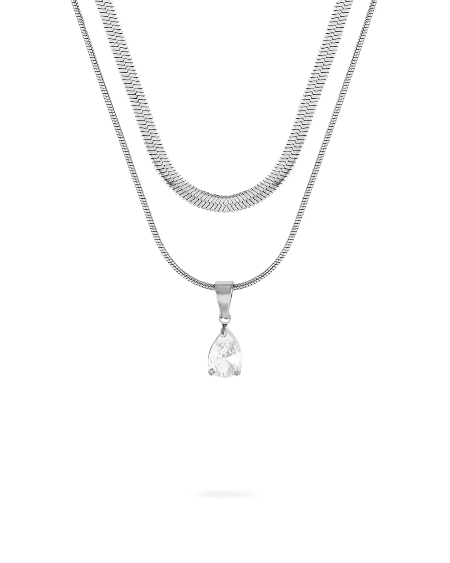 Bijou Brigitte Collier multirangs - Steel Flicker Discount